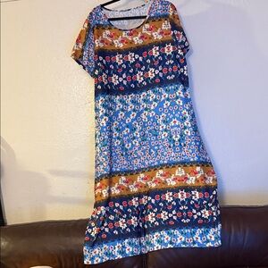 Floral Patchwork Dress